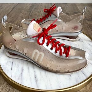 melissa clear sneakers